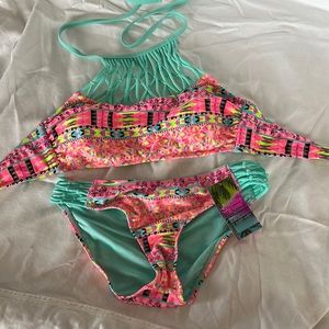 Breaking waves swimwear tribal bikini